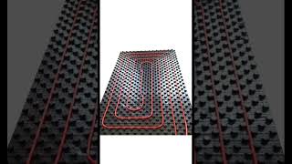 Ps Film Blocks Smart Insulation For 16Mm Floor Heating Pipes