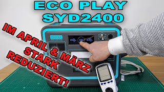 Lifepo4 Powerstation Für Outdoor-Camping 👉😮Aktuell Stark Reduziert! Eco Play Syd2400 Mit 2048Wh