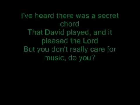 hallelujah lyrics - shrek