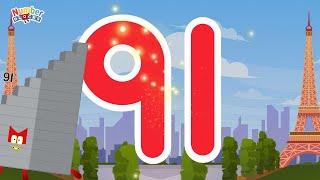 Numberblocks Magic Run 91 - Numberblocks 91 Adventure Number Explore
