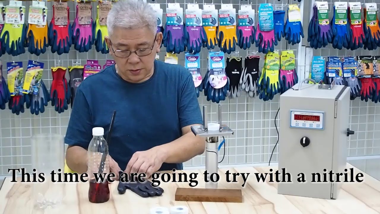 Grip of Oily Hand VS Grip of TOUGHER glove