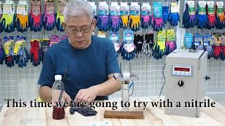 Grip of Oily Hand VS Grip of TOUGHER glove