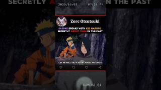 Adult Sasuke Speaks With Kid Naruto