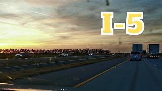 Full Hd Driving I-5 North California Asmr Driving