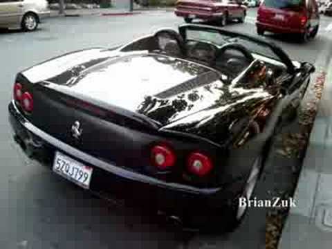 Black Ferrari 360 Spider F1 Black Ferrari 360 Spider F1