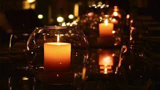 Flickering Candles Burning - Autumn Sleep & Reading Ambience & Sound
