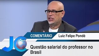 Pondé fala sobre o salário do professor