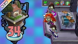 Plants Vs Zombies 2 - Modern Day Day 34 Plants Lvl 1 & No Premium