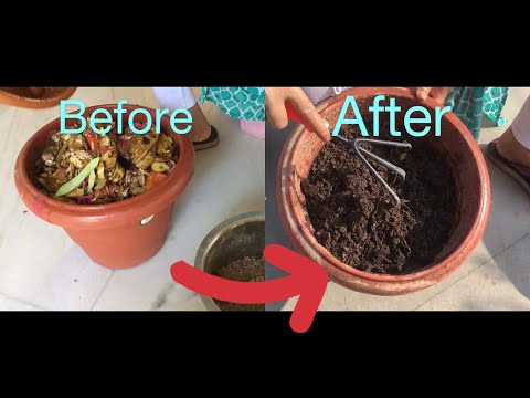 किचन वेस्ट से खाद बनाने का सबसे आसान तरीका || How to make organic compost from kitchen waste at home