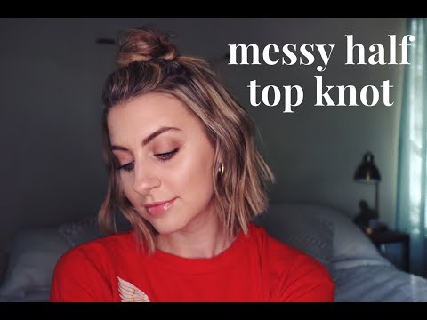 EASY HALF UP TOP KNOT