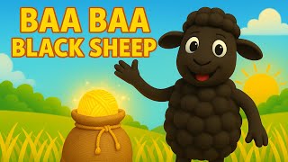 Baa Baa Black Sheep Fun 3D Song For Toddlers Learn With Kai Kai