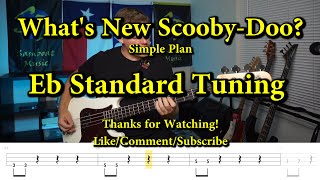 Whats New Scooby-Doo? - Simple Plan B Cover With Tabs