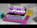 Decoupage tutorial,forrado de cajas de madera con servilletas de papel.