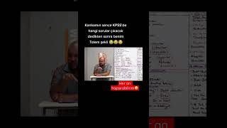 Ramazan Yetgin- Kpssde Hangi Sorular Çıkacak Mizahı
