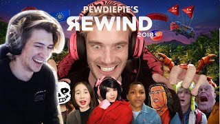 Xqc Reacts To Youtube Rewind 2018 But Its Actually Good By Pewdiepie Boom Headshot With Chat