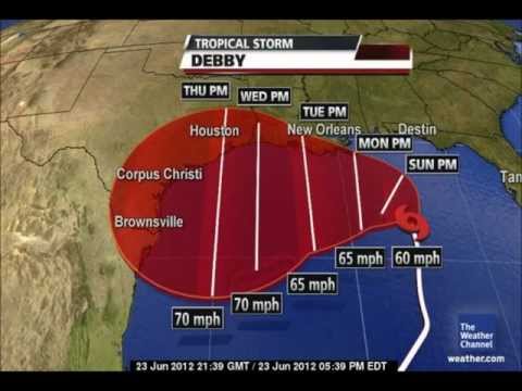Tropical Storm Debby crawls offshore in the Gulf - Worldnews.