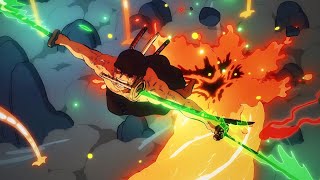 Zoro vs King [4K/50fps] The King of Hell | One Piece Episode 1062