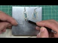 How to Construct Rectangular Earrings with Rice Paper Beads
