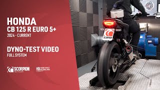 Honda Cb 125 R Euro 5 Scorpion Exhaust Dyno-Test Video