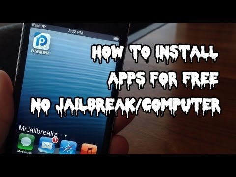 How To Get APPS FREE iOS 6/7 (NO JAILBREAK/COMPUTER)- 25PP Mobile (October 2013)