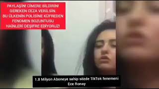 Ece Ronay PKK su Şok  Türk polisine küfür Ediyor Ece Ronay