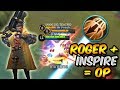 ROGER PERFECT GAMEPLAY WITH INSPIRE *OP* – MOBILE LEGENDS