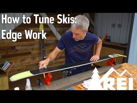 How to Tune Ski Edges - Remove Burrs and Rust || REI