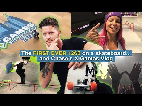 The FIRST EVER 1260 On A Skateboard... And Chase’s X-Games Vlog