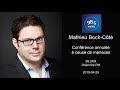 Mathieu Bock-Côté - Conférence annulée à cause de menaces - 98.5FM