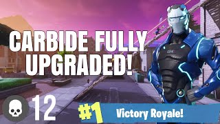 Level 65 Carbide Full Armour Unlocked - Fortnite Season 4 Battle P Skin Fully Upgraded