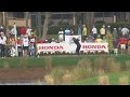 Luke Donald’s lucky bounce off a house at Honda Classic Luke Donald’s lucky bounce off a house at Honda Classic