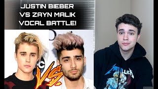 Justin Bieber Vs Zayn Malik Vocal Battle Reaction Justin Bieber Vs Zayn Malik Vocal Battle Reaction