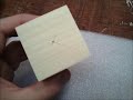 Impossible pinball in a wooden cube DANGER EXTREMELY UNSAFE