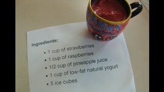 Strawberry-Raspberry Smoothie