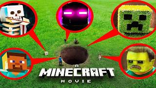 My Drone Spotted Steve, Creeper And All Minecraft Mobs In Our World