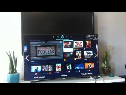 Samsung Smart TV Setup UE 40 / 46 / 55 FSerie F 8090 Präsentation Teil 5 Bewegungs-/Geestensteuerung