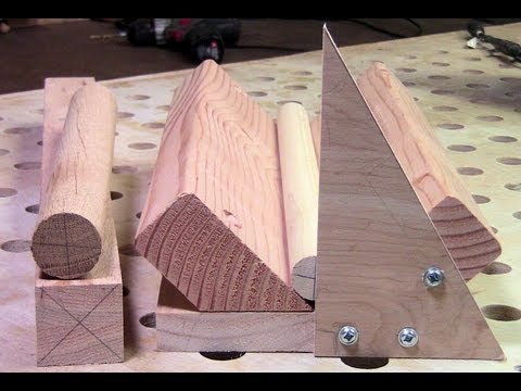 Woodworking - Make an End Center Marking Jig - YouTube