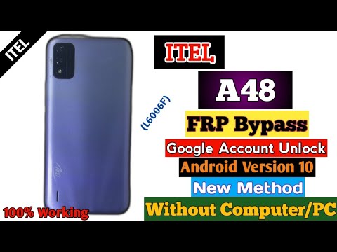 itel A48 (L6006F) FRP Bypass Unlock Google Account itel A48 (L6006F) FRP Bypass Unlock Google Account