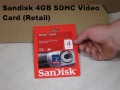Sandisk 4GB SDHC Memory Card Class 2 Retail