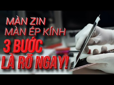 CÁCH NHẬN BIẾT MÀN ÉP KÍNH VỚI MÀN ZIN CỦA IPHONE XS MAX CŨ !!!