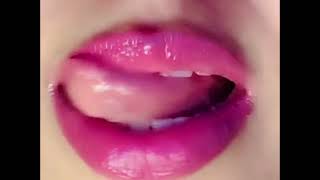 Close Up Desi Girl Lips And Nose