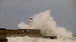 Redcar Beach & South Gare, North Yorkshire - 29 March 2020