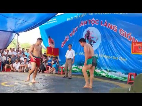 Hội vật 2016 - Gióng - Nam - Giải Hai (lượt 1 -P2) - Hà Ngọc Hiệp vs. Nguyễn Văn Minh