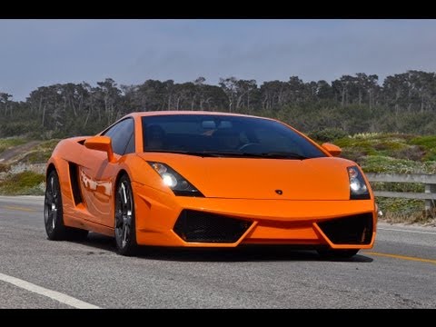 Orange Lamborghini Gallardo with Fabspeed Test Pipes and X Pipe exhaust