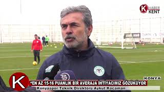 Aykut Kocaman En Az 15-16 Puanlik Bi̇r Averaja İhti̇yacimiz Gözüküyor