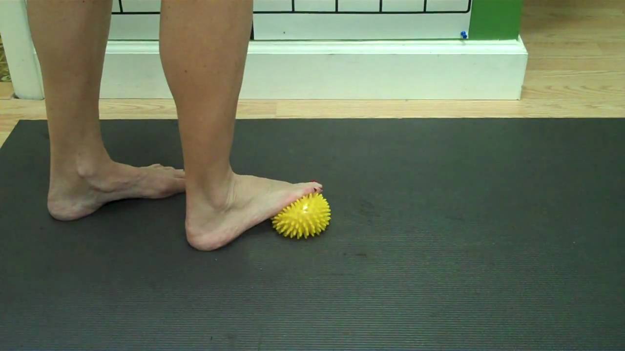 Foot 1 Ball rolls and pick ups 1. Plantar fasciitis