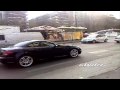 Maserati Quattroporte IV V8 Revving and SLK 55 AMG accelerating