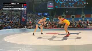 Usmc Junior & 16U Nationals 135 Lbs Womens Freestyle Quarters Taina Fernandez Vs Chloe Wehry