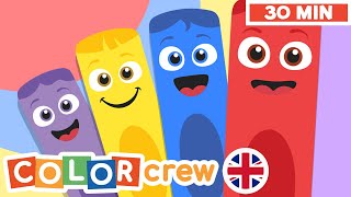 Toddler Learning Video Color Crew - All Colours Learn Colors, Abcs, Rhymes & More