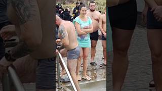 Winswim Ice Bath In Bikini Крещение Del Bautismo Epiphany Baptism